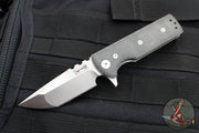 Chaves Knives T.A.K. Flipper - Tanto Edge- Black Micarta Scales