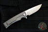 Chaves Knives Street Liberation- Drop Point - Black G-10 And Titanium Handle- Satin