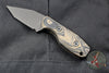 Dwyer Custom Goods GY Fixed Tanto Edge with Burl G-10