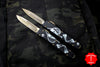 Microtech DEATH CARD Ultratech OTF Knife-Black Handle- Bronzed Apocalyptic Blade 121-13 DCS