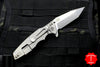 Hinderer Eklipse 3.5" Blue/Black G-10 With Harpoon Tanto Stonewash Finished Blade Tri-Way Pivot System