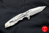 Hinderer Eklipse 3.5" Orange G-10 With Harpoon Tanto Stonewash Finish Blade Tri-Way Pivot System