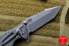 Hinderer Eklipse 3.5" Black G-10 With Harpoon Tanto Working Finish Blade Tri-Way Pivot System