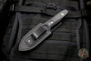 Elishewitz Custom Knives 4" Boot Dagger -Spear Point-Black Snow Finish