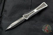 Heretic Custom Manticore-X OTF Auto Double Edge Two-tone DLC Stonewash with Fat Carbon Black Camo Inlay Chassis Inlay Camo Button SN025