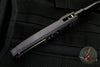 Heretic Wraith OTS Auto- Single Edge- Purple Camo Carbon Fiber Handle- DLC Black Bolster Two Tone DLC Blade H000-6A-PUCF