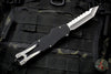 Heretic Hydra OTF Auto- Tanto Edge- Black Handle- Stonewash Blade H006-2A