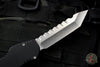 Heretic Hydra OTF Auto- Tanto Edge- Black Handle- Stonewash Blade H006-2A