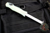 Heretic Hydra OTF Jade G-10 Top with Battleworn Black Tanto Edge with Black Hardware H006-8A-JADE