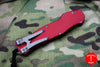 Heretic Hydra Red OTF with Battleworn Single Edge H007-5A-RD
