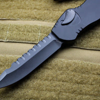 Heretic Hydra Black Tactical OTF with Black Single Edge with Black Hardware H007-6A-T