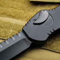 Heretic Hydra Black Tactical OTF with Black Single Edge with Black Hardware H007-6A-T
