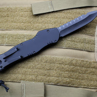 Heretic Hydra Black Tactical OTF with Black Single Edge with Black Hardware H007-6A-T