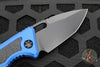 Heretic Knives Medusa Auto Knife- Tanto Edge- Blue With Black Blade H011-4A-BLU
