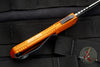 Heretic Manticore-S OTF Auto Orange Handle - Two Tone Black Tanto Edge Black HW H023-10A-ORG