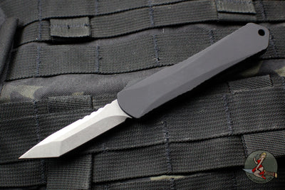 Heretic Manticore-S OTF Auto Black Tanto Edge With Stonewash Blade H023-2A in Magnacut