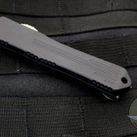 Heretic Manticore-S OTF Auto Black Handle- Tanto Edge With Battleworn Blade and HW H023-5A