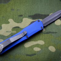 Heretic Manticore-S Blue OTF Auto Double Edge Black DLC Blade and HW H024-6A-BLU