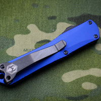 Heretic Manticore-S Blue OTF Auto Double Edge Black DLC Blade and HW H024-6A-BLU