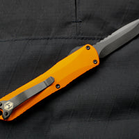 Heretic Manticore-E OTF Auto Orange Single Edge With Black DLC Blade H026-6A-ORG