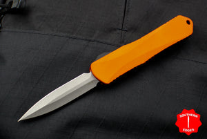 Heretic Manticore-E OTF Auto Orange Double Edge With Battleworn Blade H028-5A-ORG