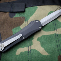 Heretic Manticore-E OTF Auto Black Double Edge With Battleworn Blade H028-5A