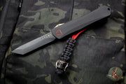 Predator Series Heretic Manticore-X Tanto Edge DLC Blade OTF Auto With Special Predator Language Serials Carbon Fiber Chassis Special Harding Silver/Copper Bead H031-6A-PRED