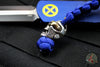 X-Men Heretic Manticore-X Series - Cyclops Edition DLC Two-Tone Double Edge OTF Auto With Special Blue Aluminum Chassis Special Harding Bead  H032-11A-CYCLOPS