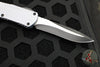 Heretic Manticore-X OTF Auto- Recurve Edge- Gray With Two-Tone Black Blade H033-10A-GRAY