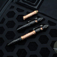 Heretic Thoth Pen- DLC Finished Titanium Tail and End Cap-Copper Barrel-Copper Bolt H038-DLC/Cu