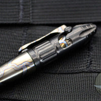 Heretic Thoth Pen- DLC Finished Titanium Tail and End Cap-Flamed Titanium Barrel-Flamed Bolt H038-DLC/FTi