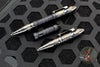 Heretic Thoth Pen- DLC Finished Titanium Tail and End Cap-Black Alumiunm Barrel-Blue Bolt H038-DLC