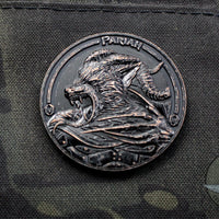 Heretic Pariah Coin- Battle Black Black H997-PB