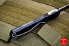Heretic Manticore-S OTF Auto Black Battleworn Recurve Edge Battleworn Finished Blade H025-5A-BATTLE