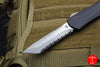 Heretic Manticore-X OTF Auto Black Tanto Edge With Stonewash Full Serrated Blade H031-2C