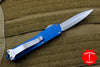Heretic Manticore-S Blue OTF Auto Double Edge Stonewash Blade H024-2A-BLUE
