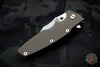Hinderer Eklipse 3.5" Bowie Blade FDE G-10 Stonewash Bronze Finished Ti and Stonewash Blade Tri-Way Pivot System