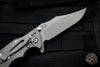 Hinderer Eklipse 3.5" Bowie Blade OD Green G-10 Working Finish Ti and Blade Tri-Way Pivot System