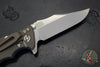 Hinderer Eklipse 3.5"- Bowie Blade- Battle Bronze Ti and Blue G-10- Stonewash Finished Blade