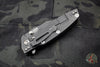 Hinderer Eklipse 3.5"- Bowie Blade- Battle Black Titanium And Red G-10 Handle- Battle Black Blade