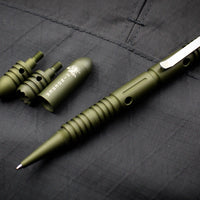 Hinderer Knives Modular Kubaton Deluxe Pen Set- Aluminum- Matte OD Green