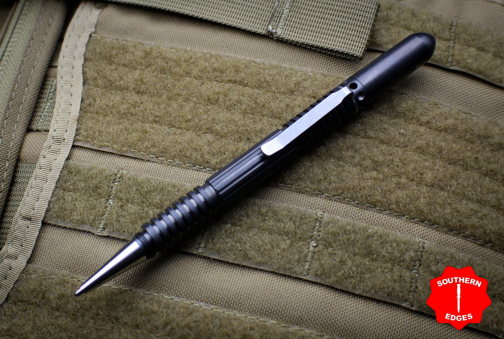 Hinderer Knives Extreme Duty Modular Pen - Stainless Steel - Stonewash DLC