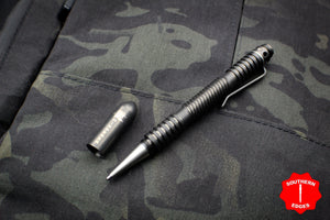 Hinderer Knives Extreme Duty Spiral Modular Pen - Stainless Steel - Stonewash DLC