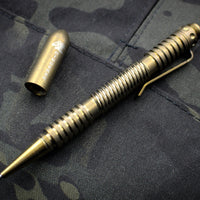 Hinderer Knives Extreme Duty Spiral Modular Pen - Titanium - Stonewash Bronze