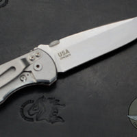 Hinderer Firetac Folding Knife- Spanto Edge- Stonewash Ti and Blade- Red G-10