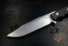 Hinderer Knives FieldTac Fixed Blade-Harpoon Spearpoint- Stonewash with Black Micarta Handles