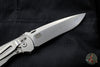 Hinderer Firetac Recurve Edge 3.6" Folding Knife Coyote G-10 with Stonewash Ti Lock Side and Blade