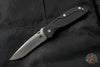 Hinderer Firetac Recurve Edge 3.6" Folding Knife Black G-10 with Stonewash Ti Lock Side and Blade