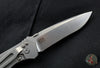 Hinderer Firetac Recurve Edge 3.6" Folding Knife Black G-10 with Stonewash Ti Lock Side and Blade