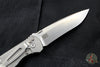 Hinderer Firetac Recurve Edge 3.6" Folding Knife Blue G-10 with Stonewash Ti Lock Side and Blade